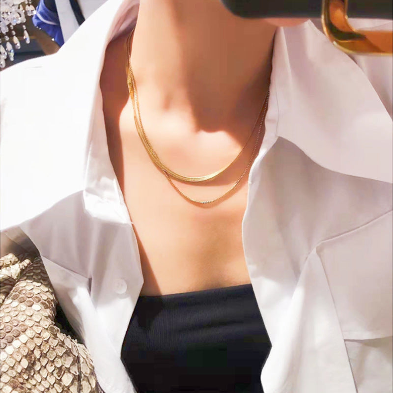 Cuban Snake Chain Necklace