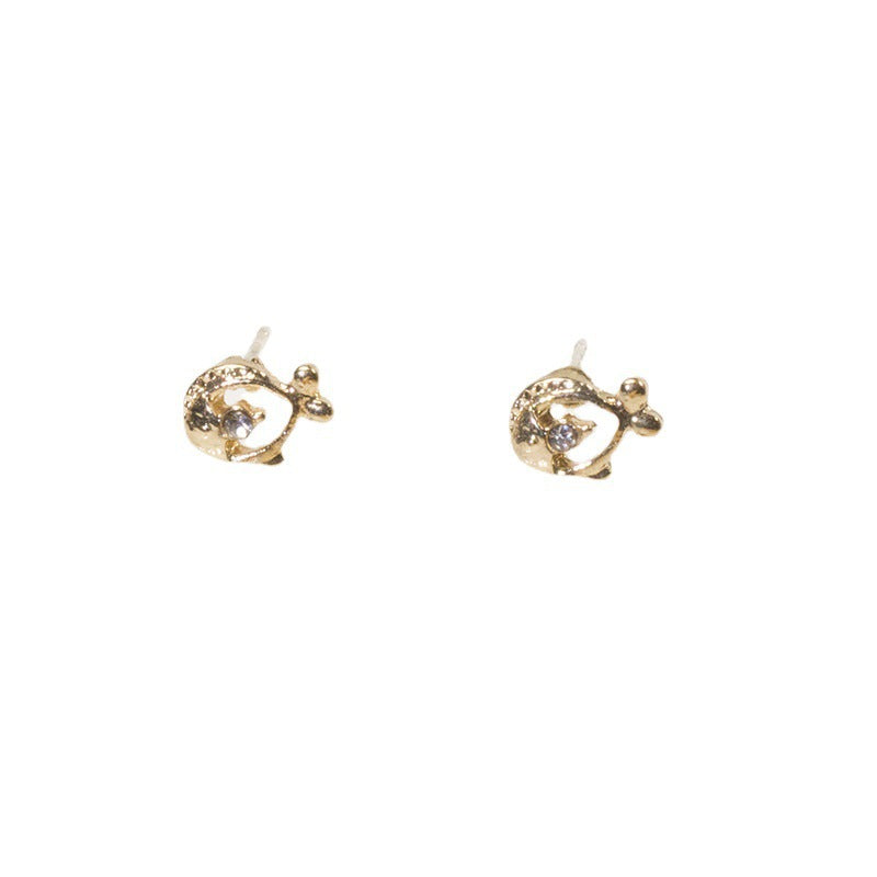 MIni Fish Stud Earring