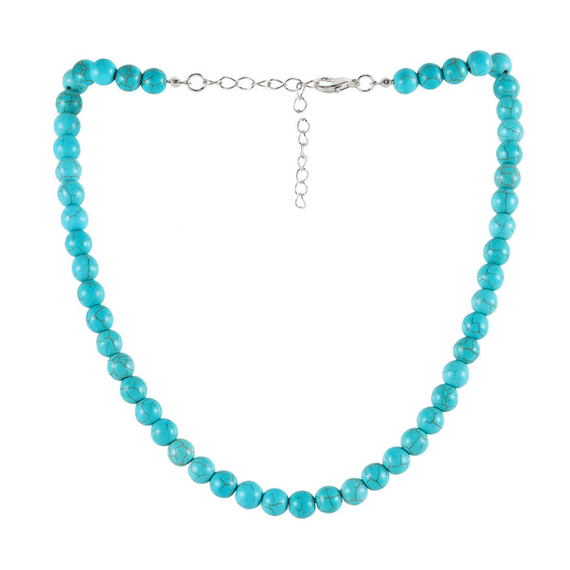 Vintage Turquoise Bead Necklace