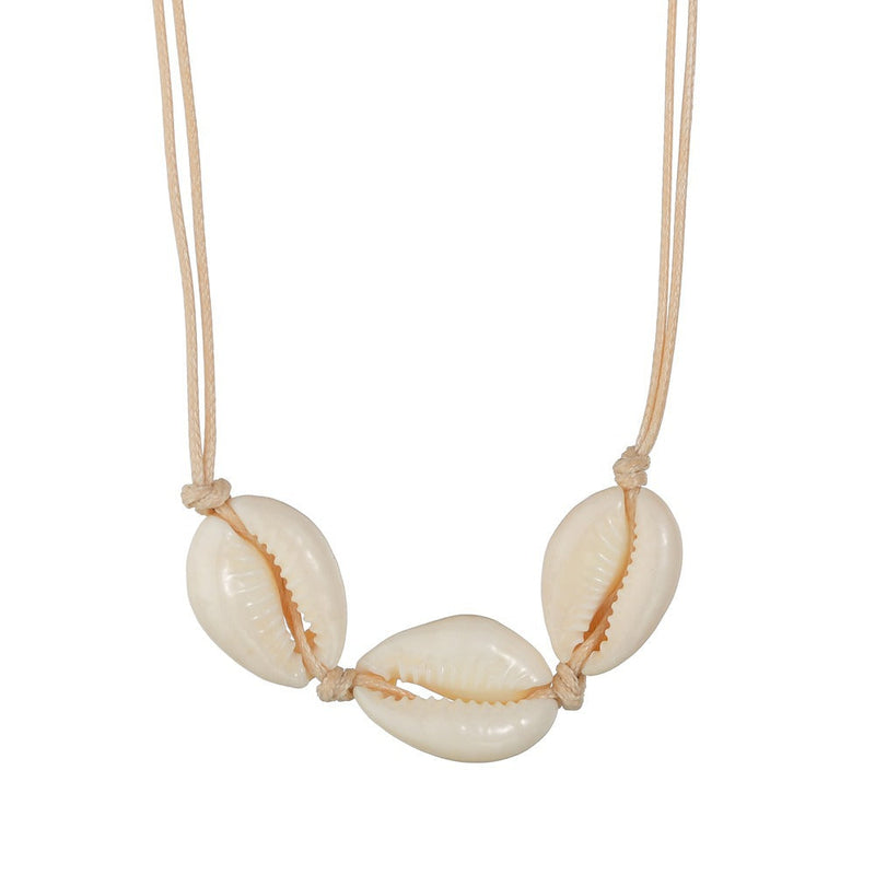 Beach Bohemia Natural Cowrie Seashell Jewelry