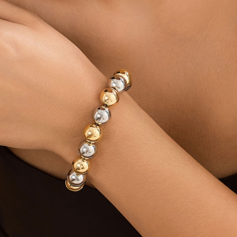 Women CCB Beads Imitation Pearl Collar Choker Necklace