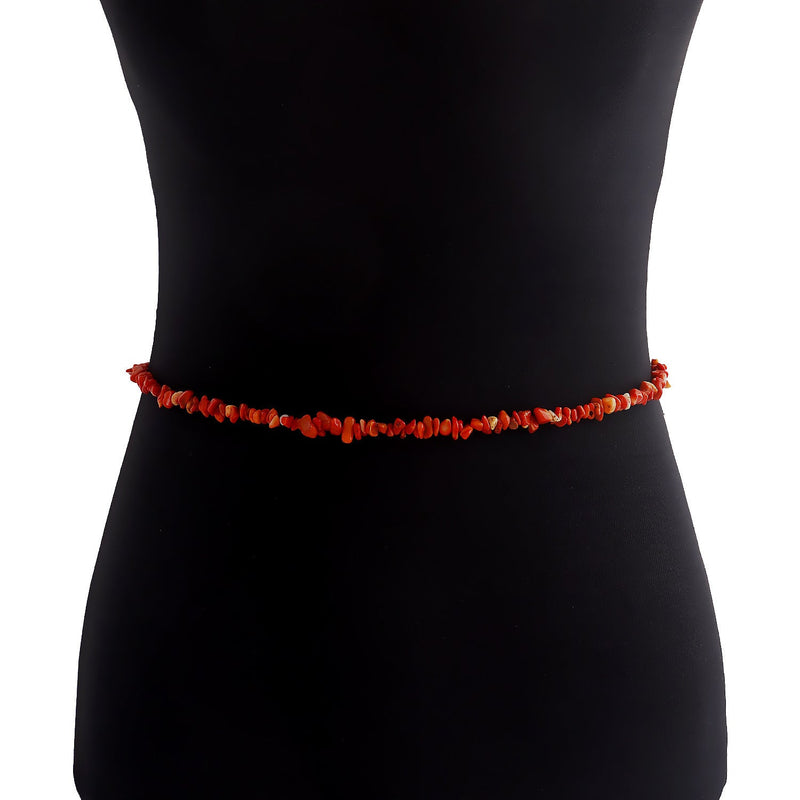 Bohemia Style Natural Stone Gravel Waist Chain