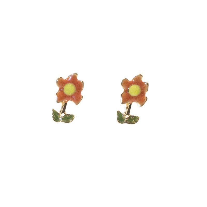 Small Flower Cute Stud Earrings
