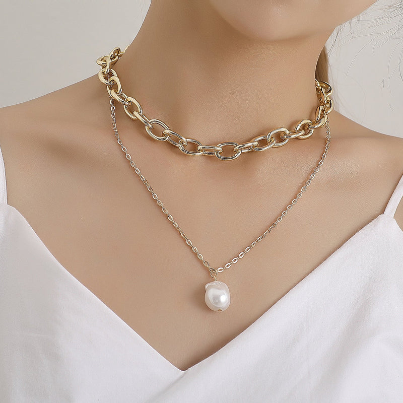 Cross-border Pearl Pendant Necklace