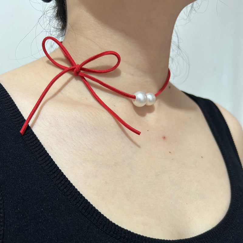 Gothic Trendy Color Rope Choker Necklace Women