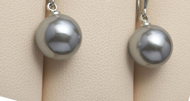 Shell Pearl Dangle Earrings