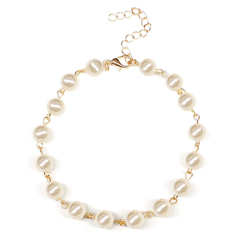 Pearl Beaded Foot Bracelet