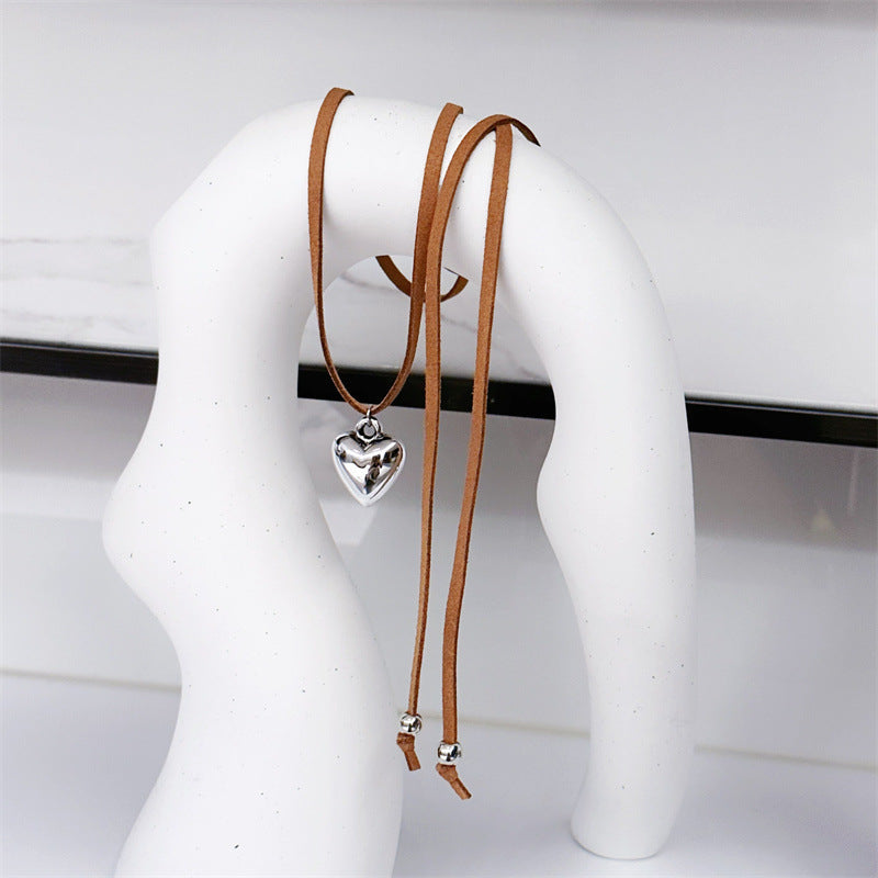 Rope Bow Tie Adjustable Necklace