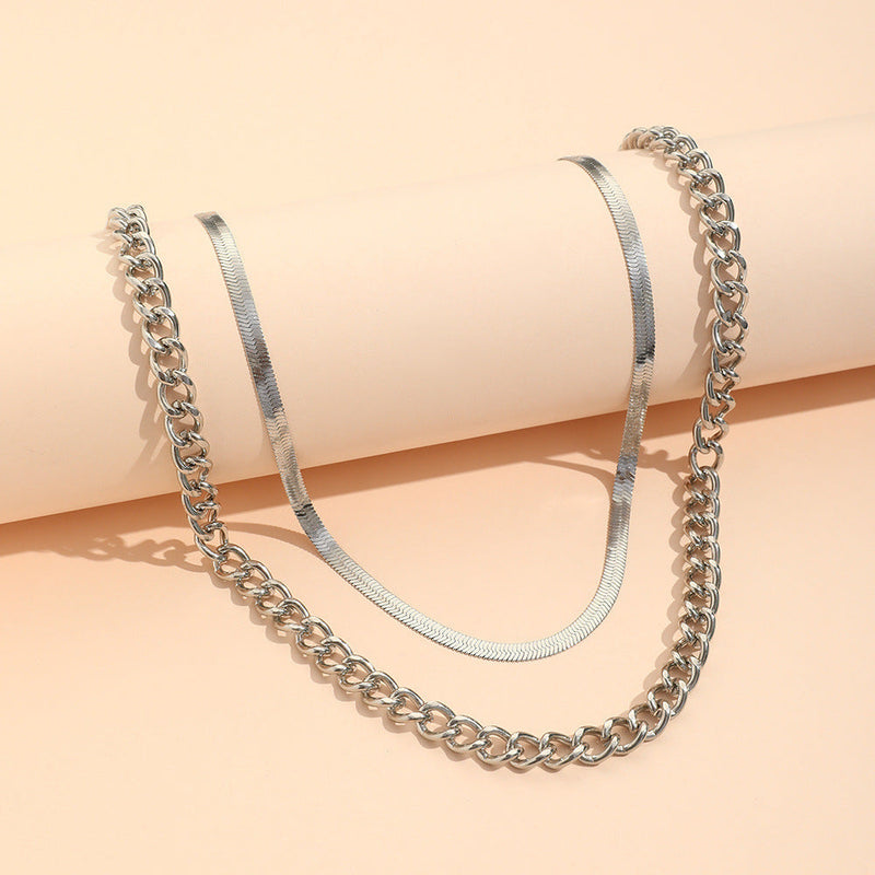 Multilayer Layered Snake Chain Necklace