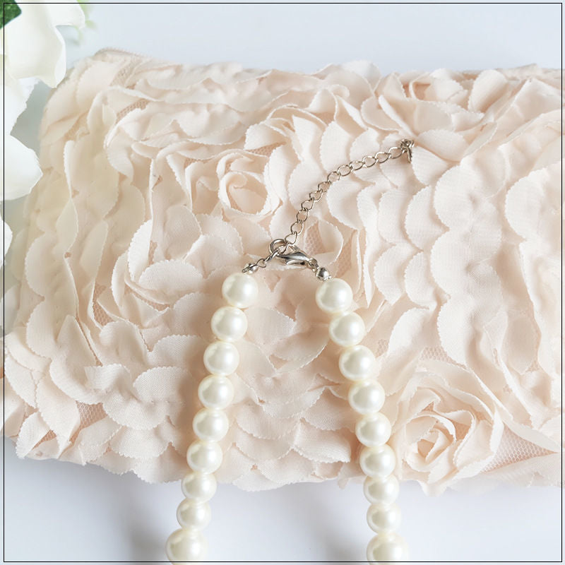 Chunky Pearl Necklace Jewellery Faux Pearl Beads String