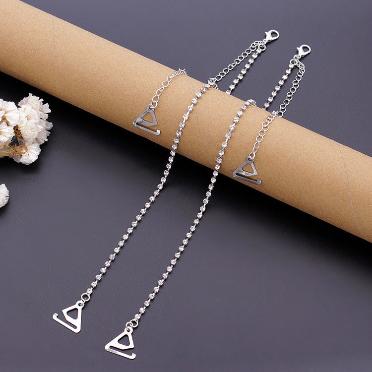 Adjustable Rhinestone Strap Bra Underwear Strap Shoulder