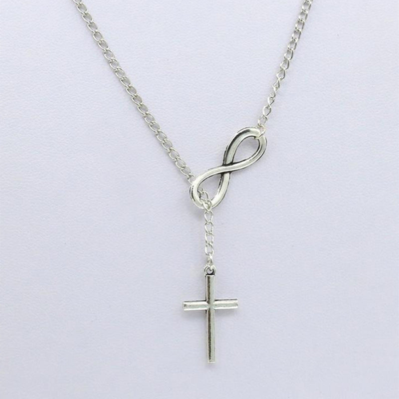 Lucky Infinity Cross Necklace Jewelry