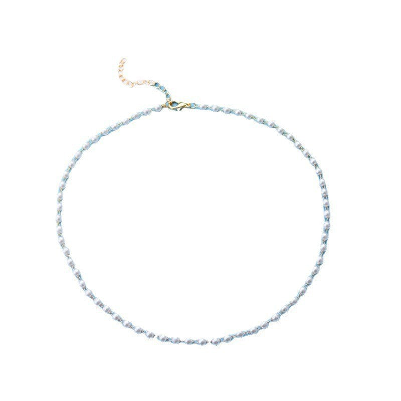 Plain Pearl Chain Necklace