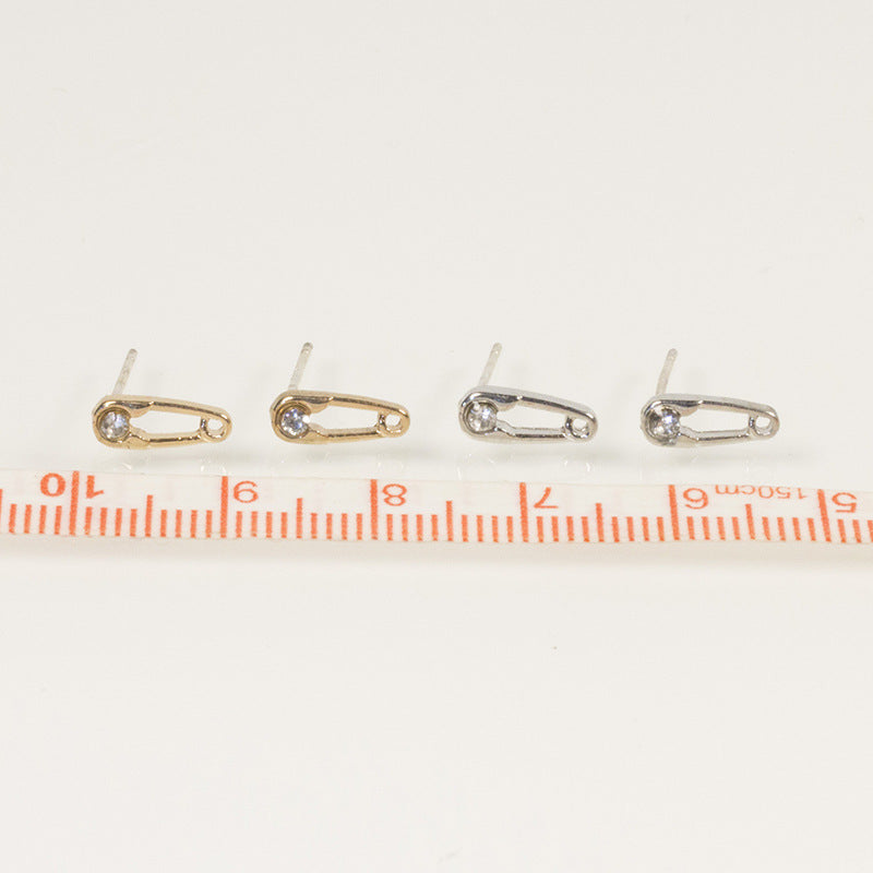 Small Paper Clip Earrings