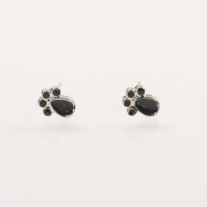 Dog Paw Stud Earring