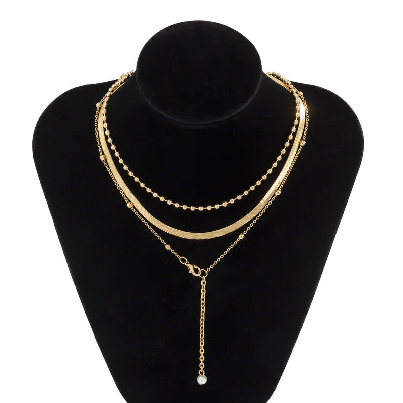 Chain Layer Choker Necklaces
