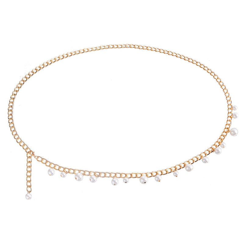 Imitation Pearl Waist Chain Pearl Body Chain Jewelry