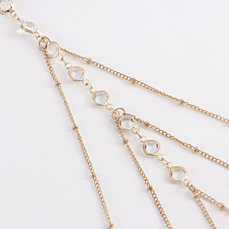 Rhinestone Elastic Leg Chain Fashion Rhinestone Thigh Chain