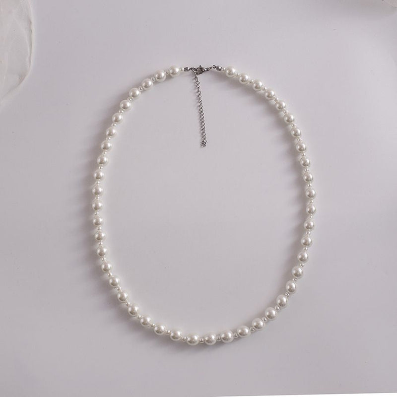 Boho Summer Beach Pearl Beads Necklace