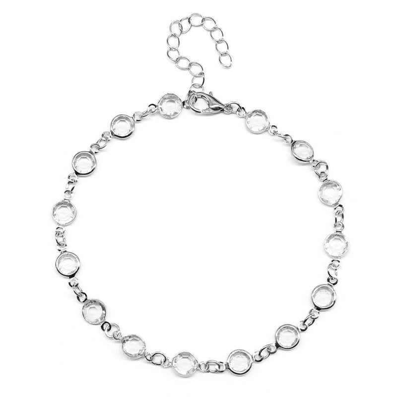 Crystal Stone Chain Anklet Jewelry