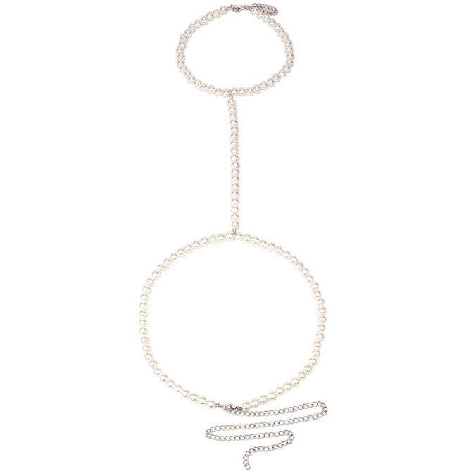 Pearl Belly Chain Body Jewelry