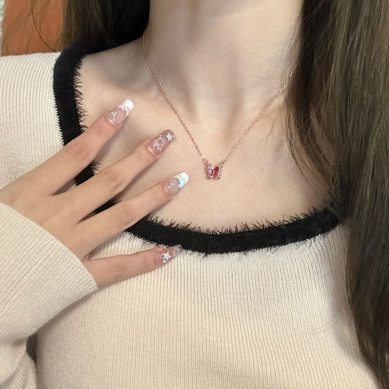 Butterfly Pendant Necklace