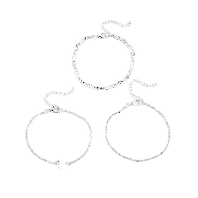 3 Elegant Chain Bracelet Set