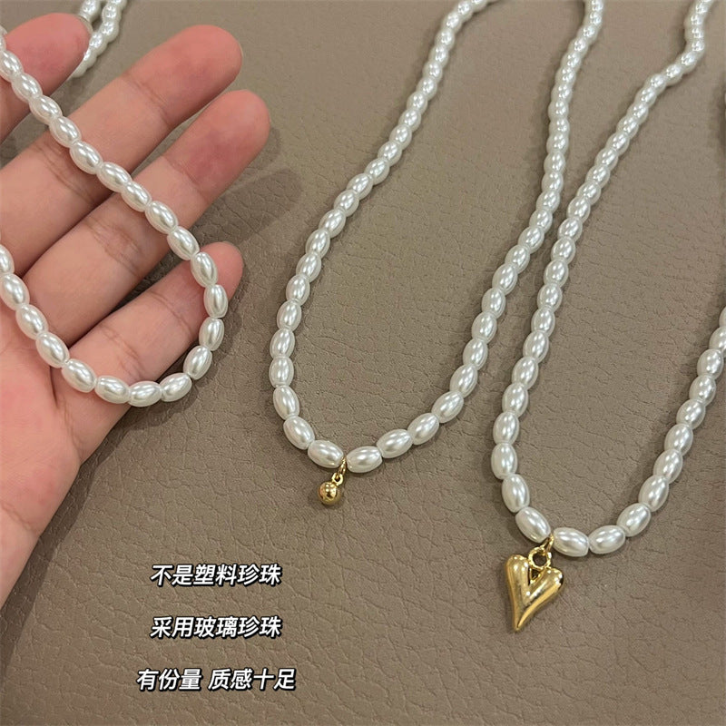 Elegant Baroque Pearl Choker Necklaces