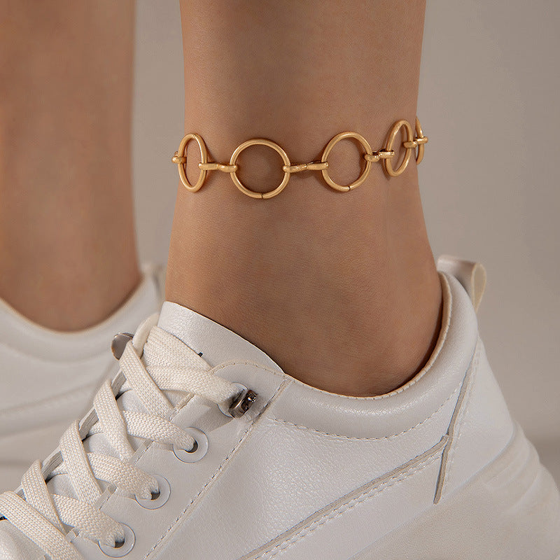 Chunky Circles Choker Necklace Women