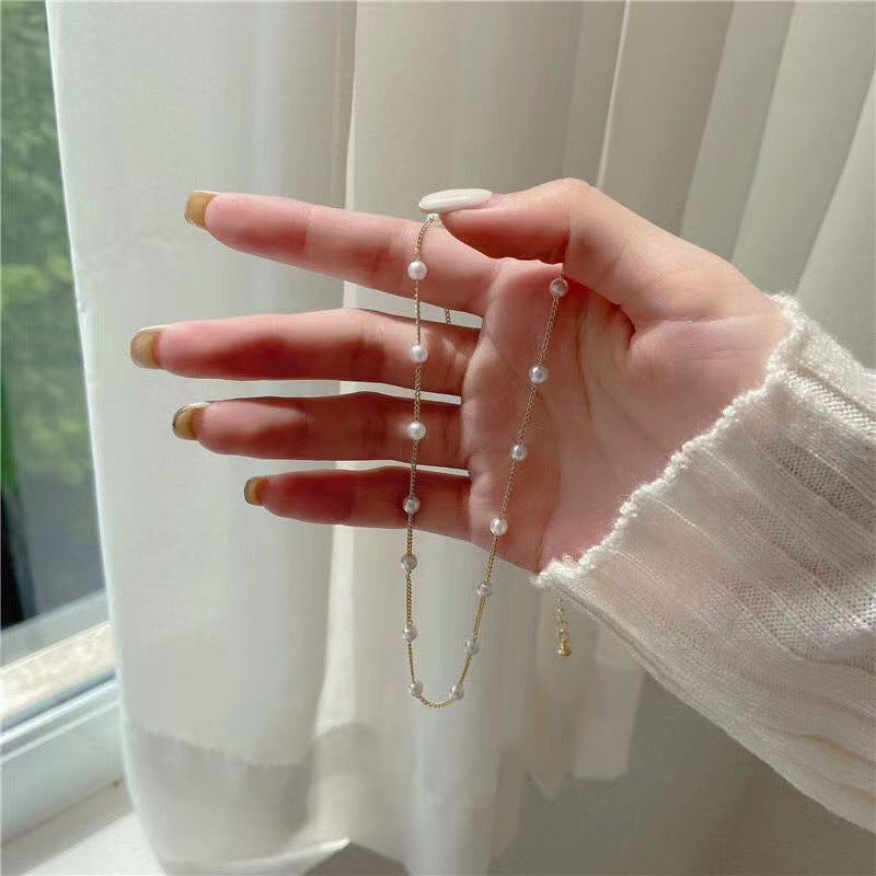 Elegant Bridal Pearls Jewelry Necklace