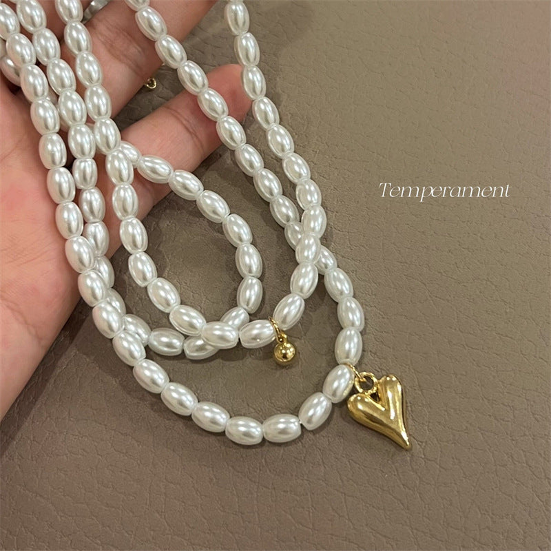 Elegant Baroque Pearl Choker Necklaces