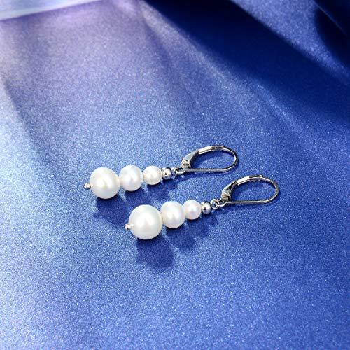 Pearl Beaded Hook Earrings for Women