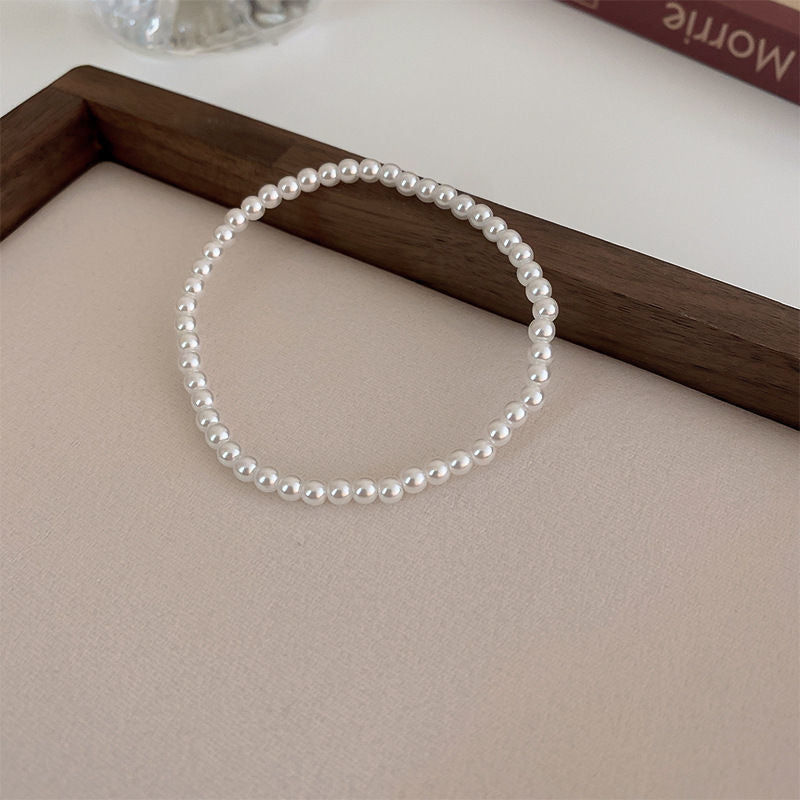 Elastic Plastic Pearl Bracelets