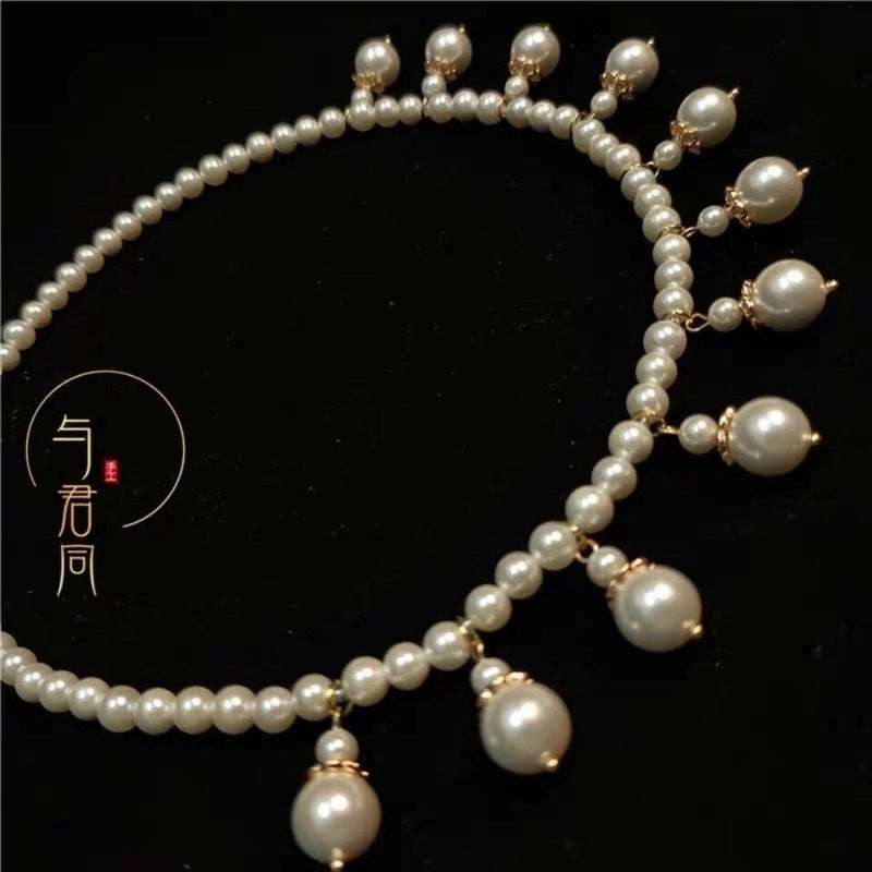 Tassel Pearl Necklaces Luxury Women Jewelry