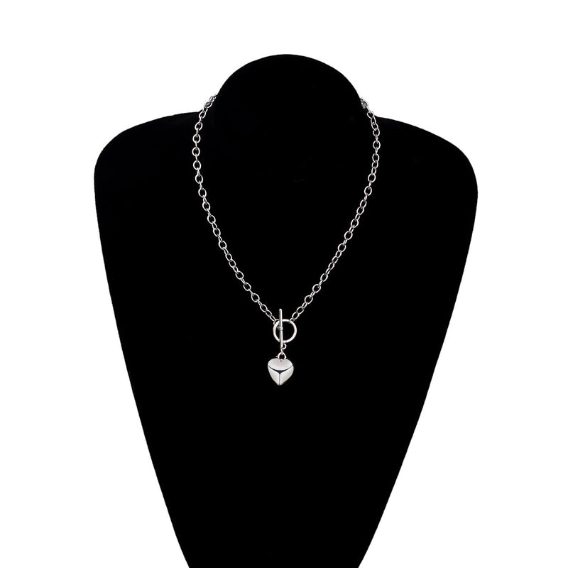Heart Pendant Chain Necklace