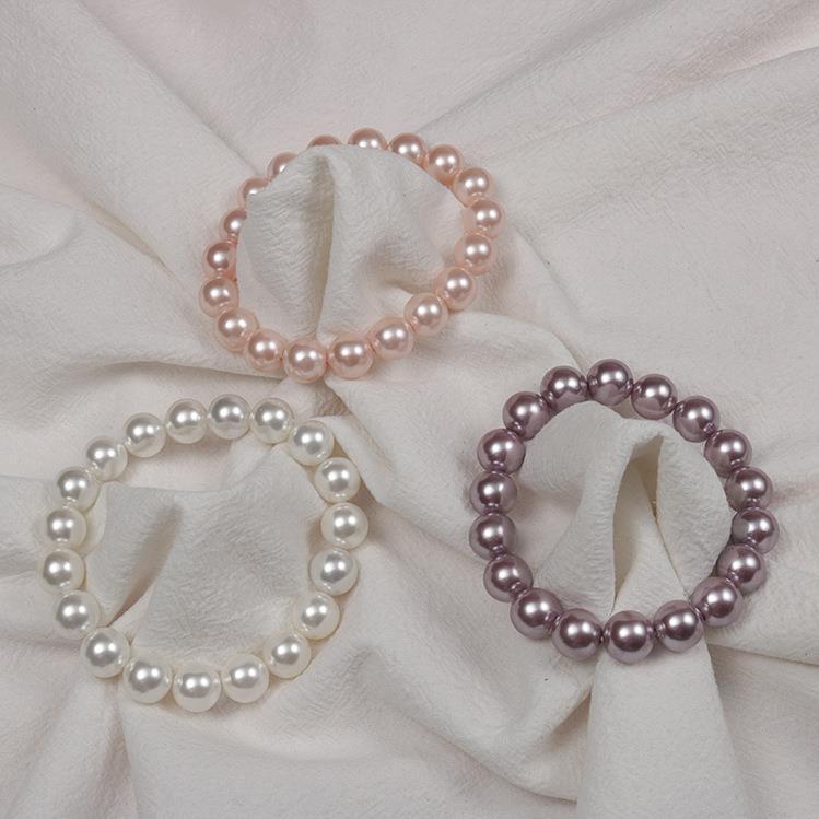 Simple Elegant Round Beads Shell Pearl Beads Bracelets