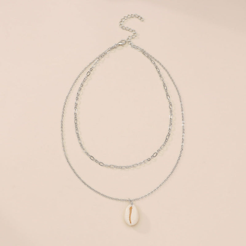 Layered Shell Necklace for Women