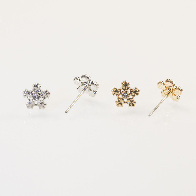 Plain Snowflake Earrings