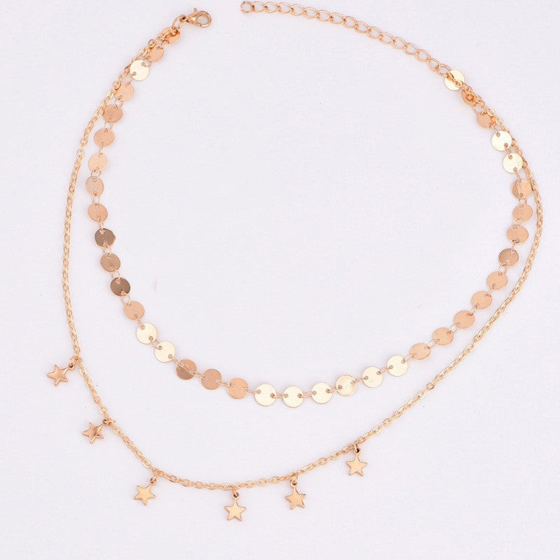 Star Tassel Chain Necklace