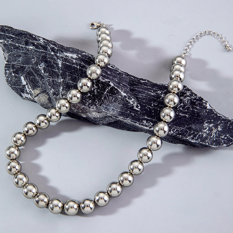 CCB Ball Beads Chain Necklace Women