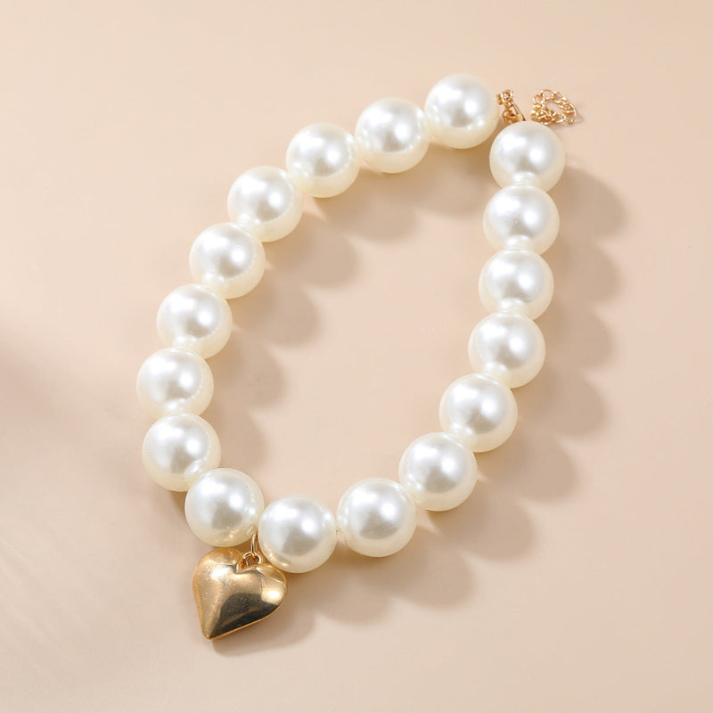 Exaggerated Large Beads Fashion Short Necklaces