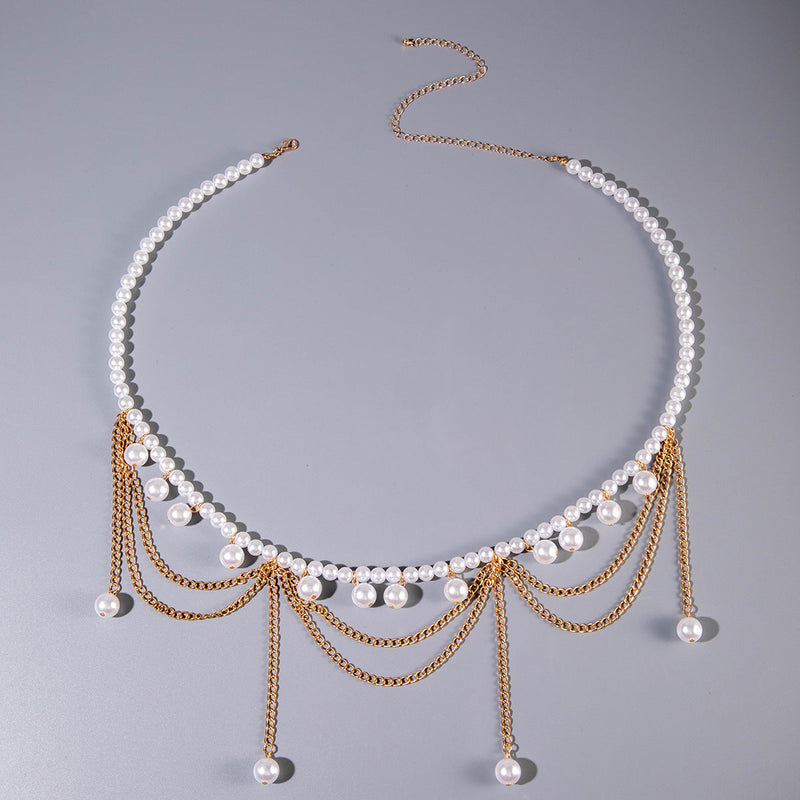 Multi Layer Belly Body Chain Bikini Metal Rave Body Waist Chain