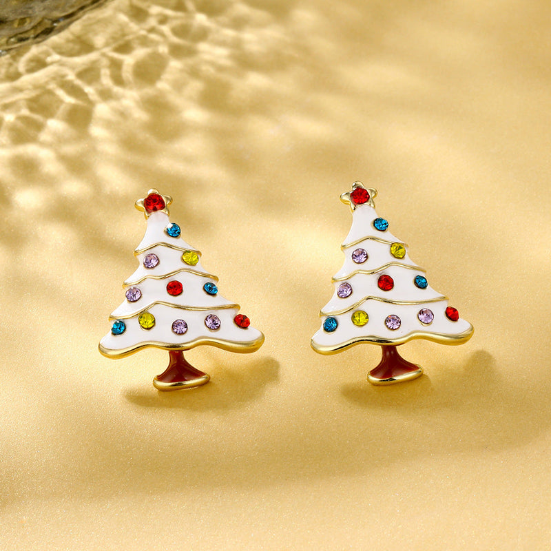 Christmas Geometric Gift Stud Earrings