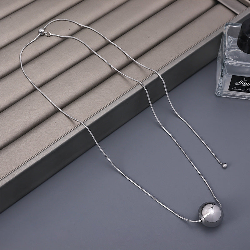 Floating Ball Pendant Necklace