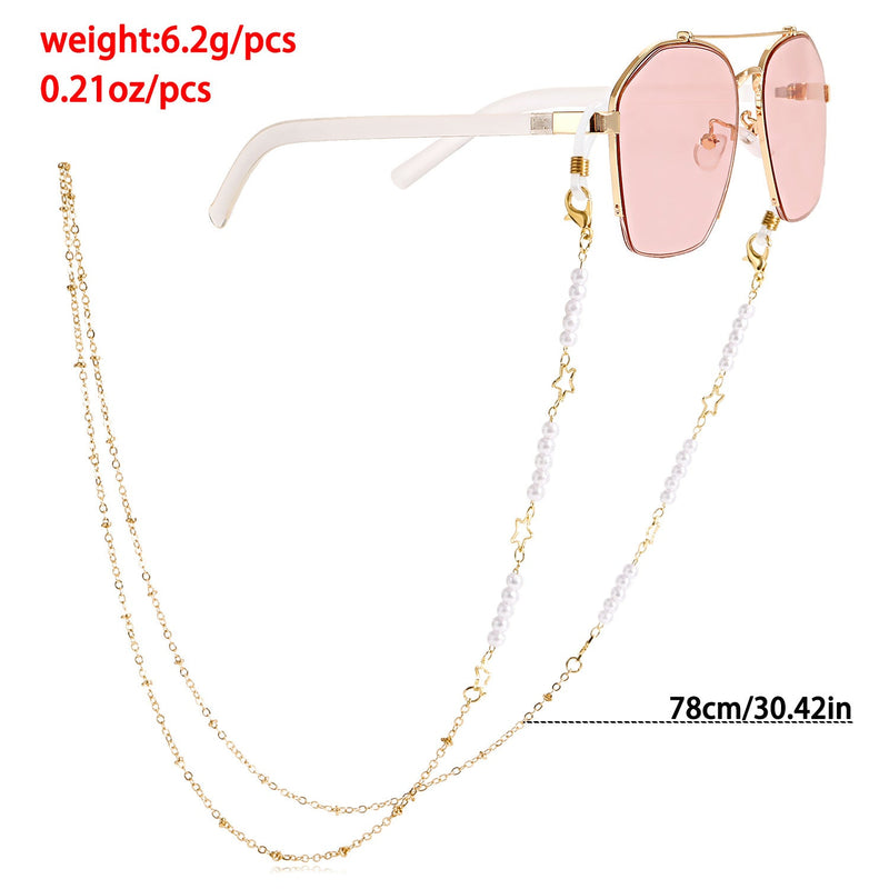Beads Glasses Neck Strap Lanyard Sunglasses Chain