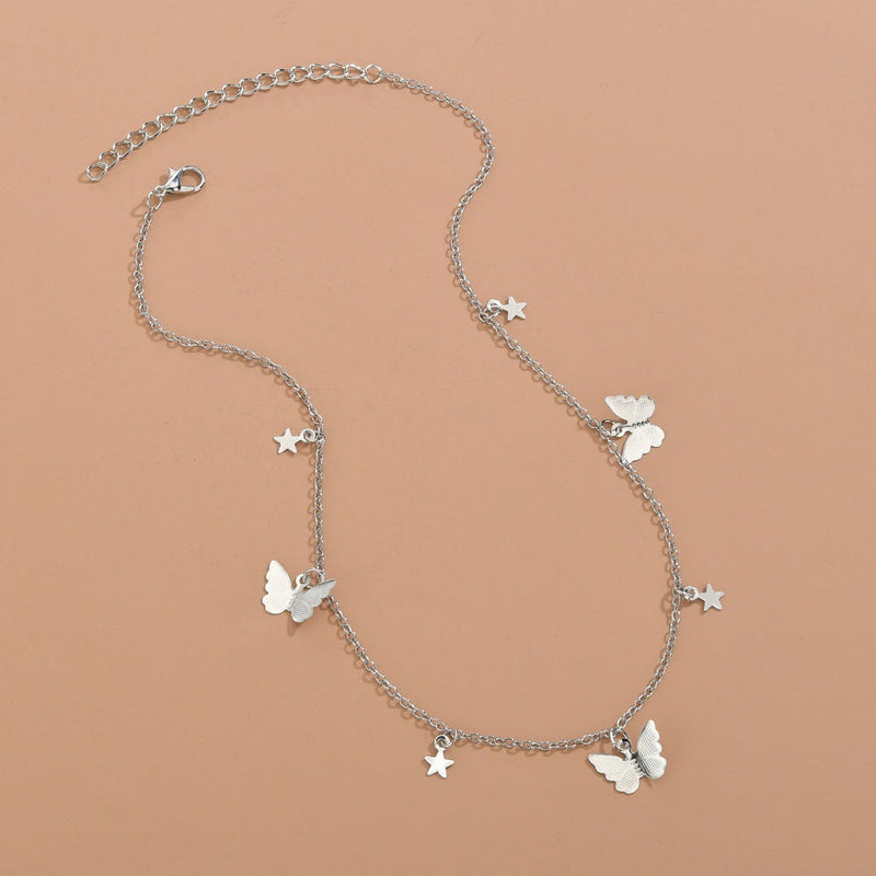 Butterfly Pendant Necklace for Women