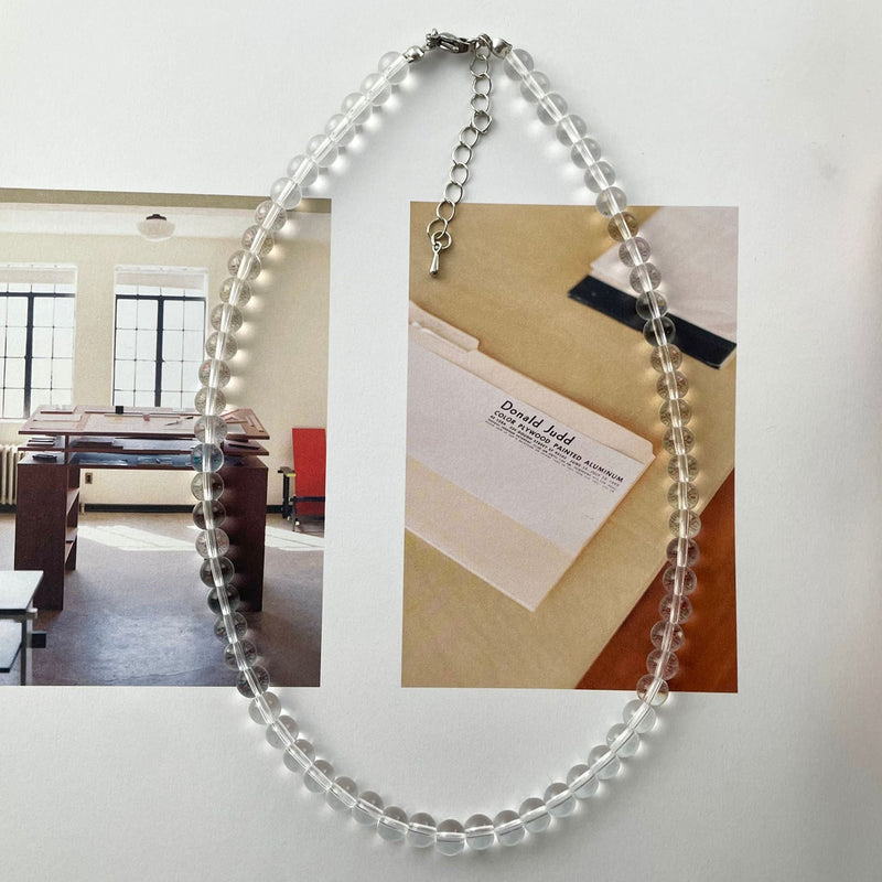 Clear Beads Crystal Necklace