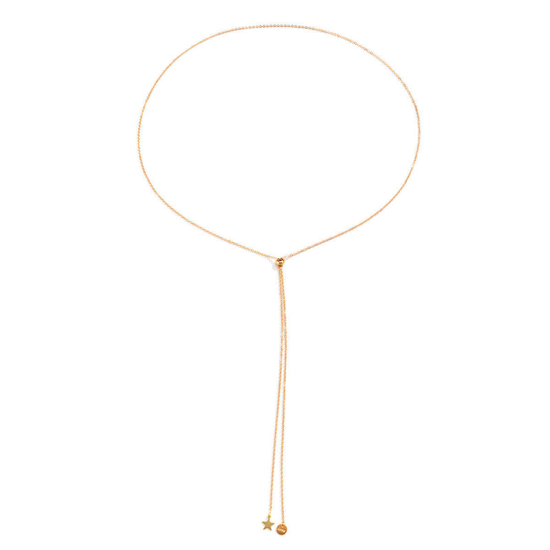 Tassel Waist Chain Geometric Star Pendant Body Chain Jewelry