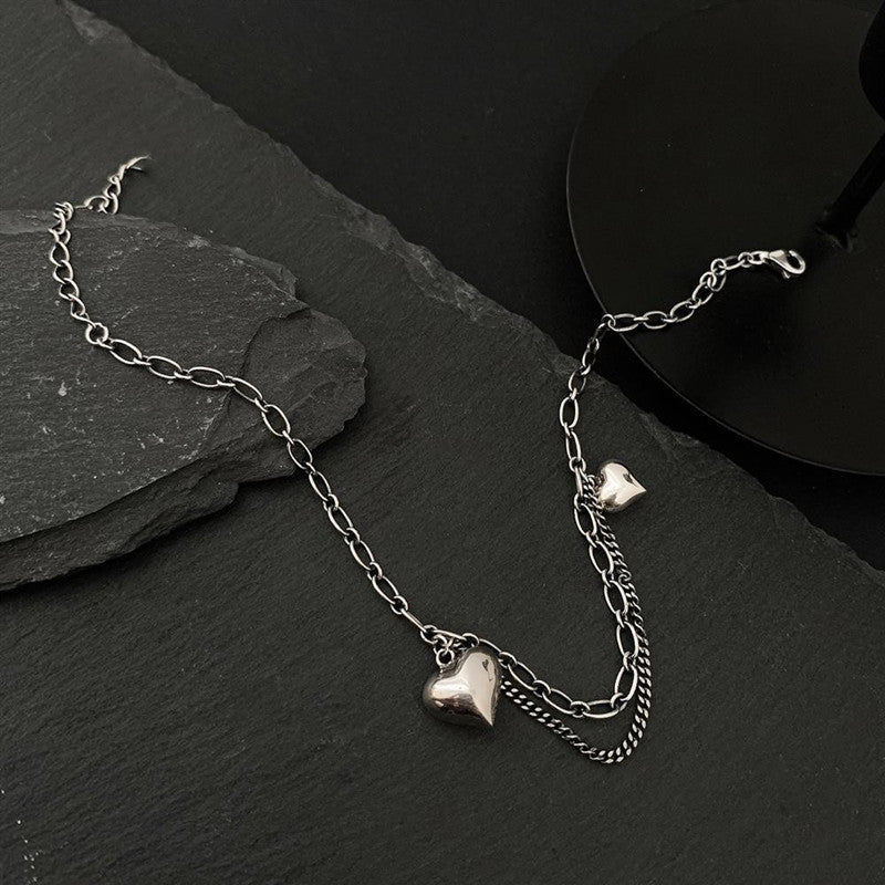 Heart charm Anklet Jewelry