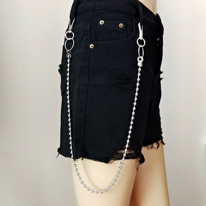 Metal Belt Rock Punk Hip Hop Pants Chain